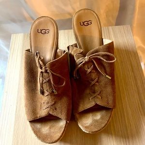 Ugg espadrille/wedges 9.5
